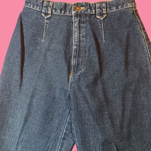 Liz Wear Vintage Stirrup Jeans Size 10 Denim 1990's Mom 26x31 - Picture 3 of 7